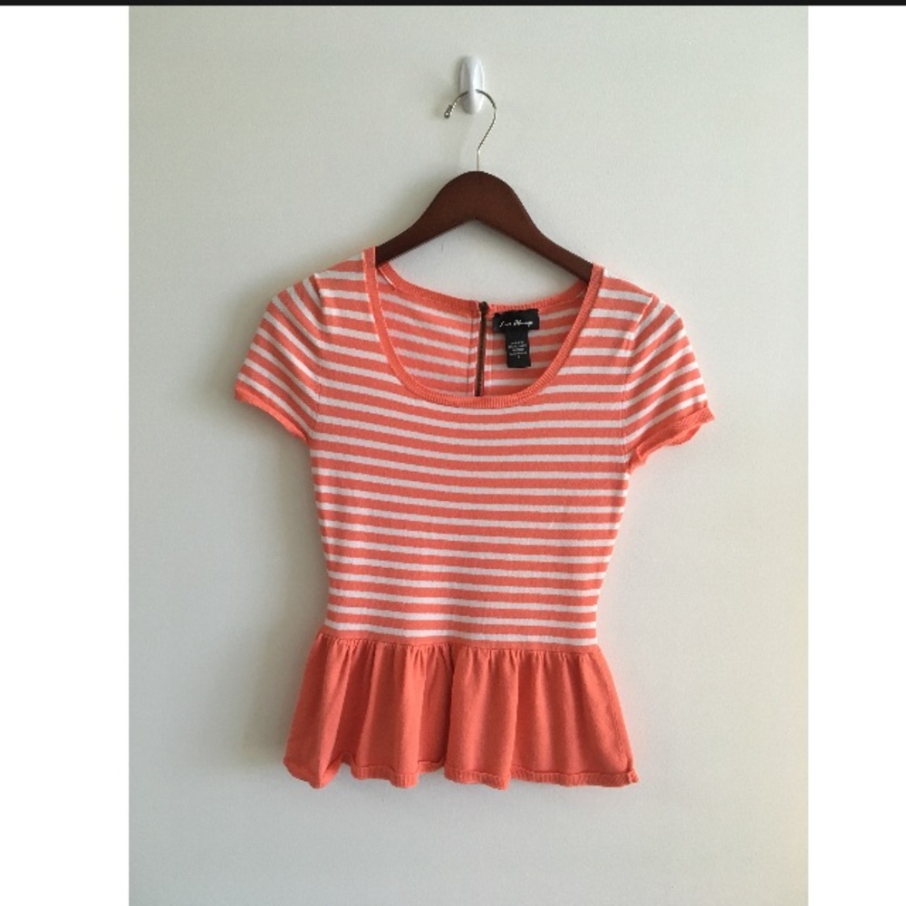Love Always Striped Peplum